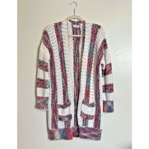 altar’d state Size M/L Open Front Eyelash & Slub Knit Women’s Cardigan